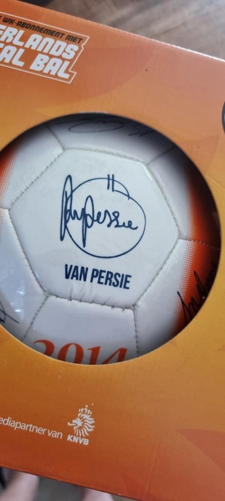 Nieuwe bal met handtekeningen van spelers uit die tijd, Maat XL, Ophalen of Verzenden, Nieuw, Bal