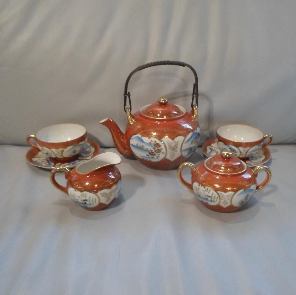 Japans Servies Geisha, Ophalen of Verzenden