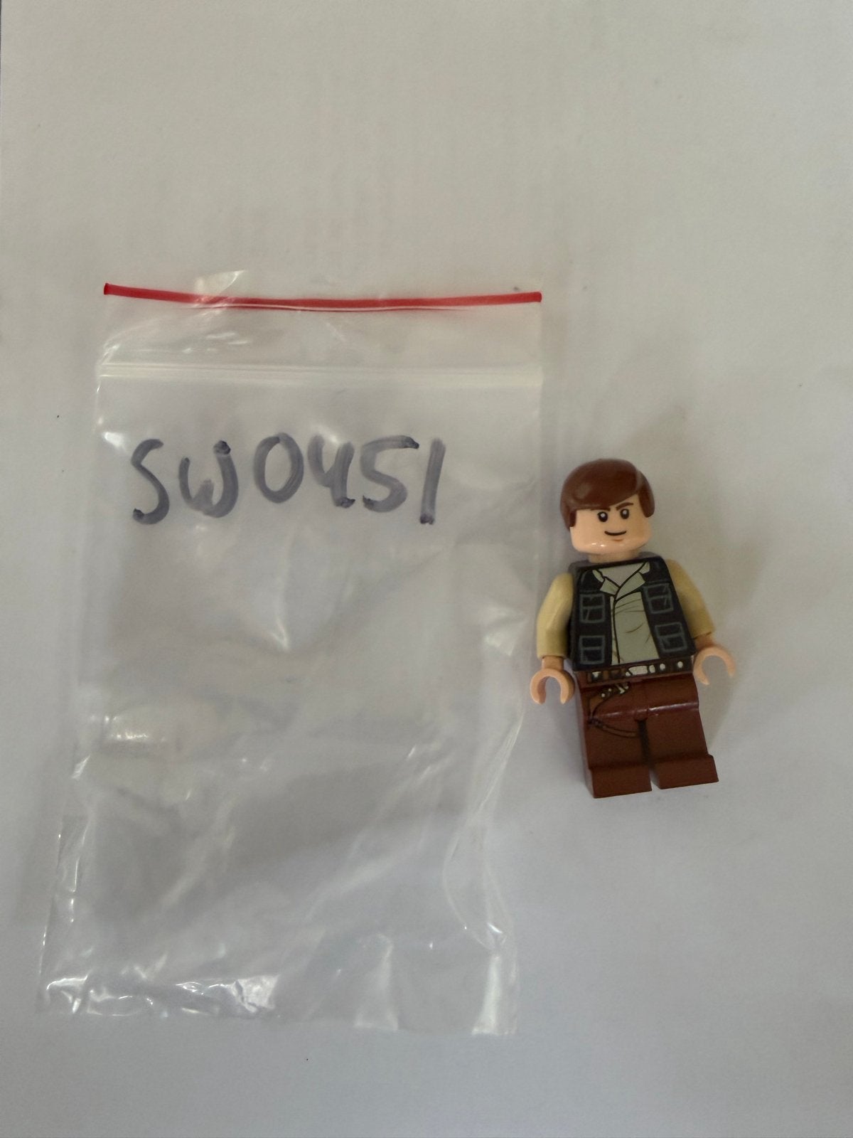 LEGO Star Wars SW0451 Han Solo minifiguur, Ophalen of Verzenden, Gebruikt, Lego
