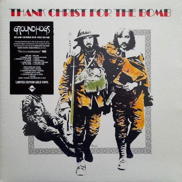 LP  GROUNDHOGS  thank christ for the bomb ( GOLD vinyl), Blues Rock, Ophalen of Verzenden, 12 inch, Nieuw in verpakking