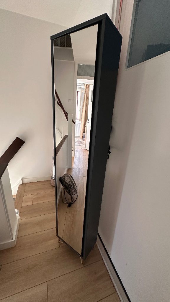 Mirror cabinet with storage, Ophalen, Zo goed als nieuw, Rechthoekig, Minder dan 50 cm