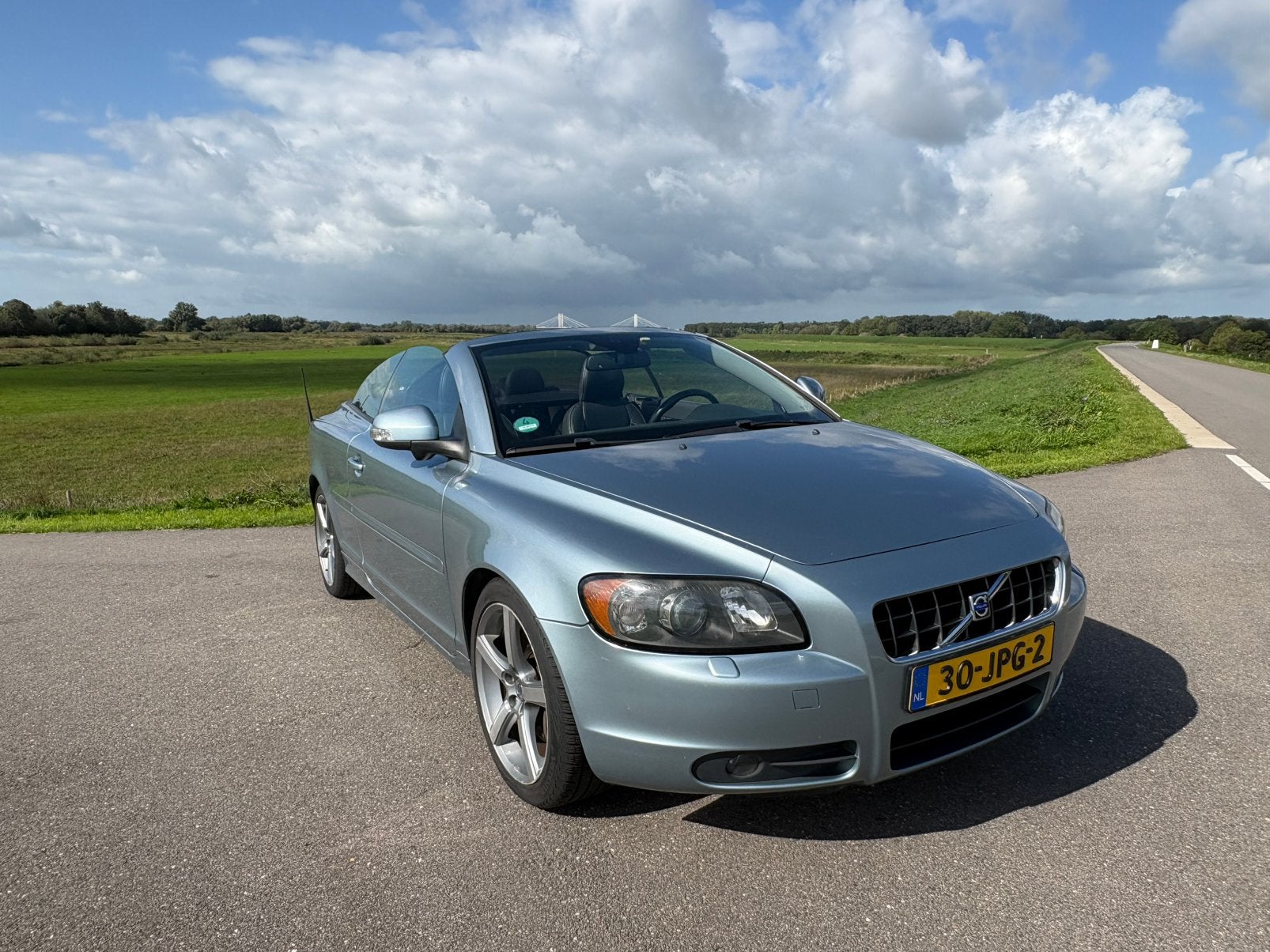 Volvo C70 2.4 170PK Geartronic 2009 Blauw, Auto's, C70, Cabriolet, 2435 cc, Particulier