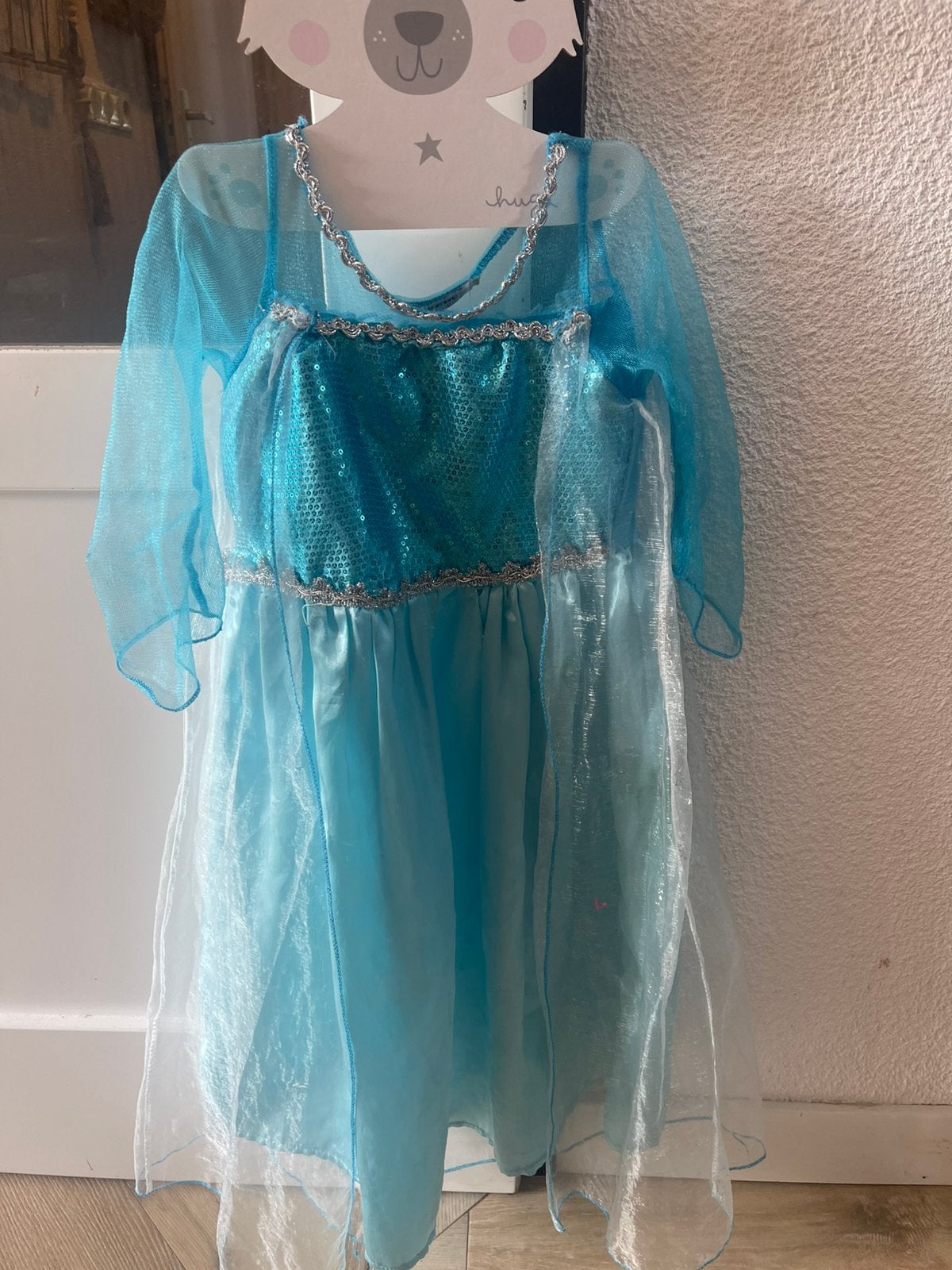 Elsa - Frozen - disney - verkleedjurk, Kinderen en Baby's, Carnavalskleding en Verkleedspullen, Ophalen, Gebruikt, 110 t/m 116