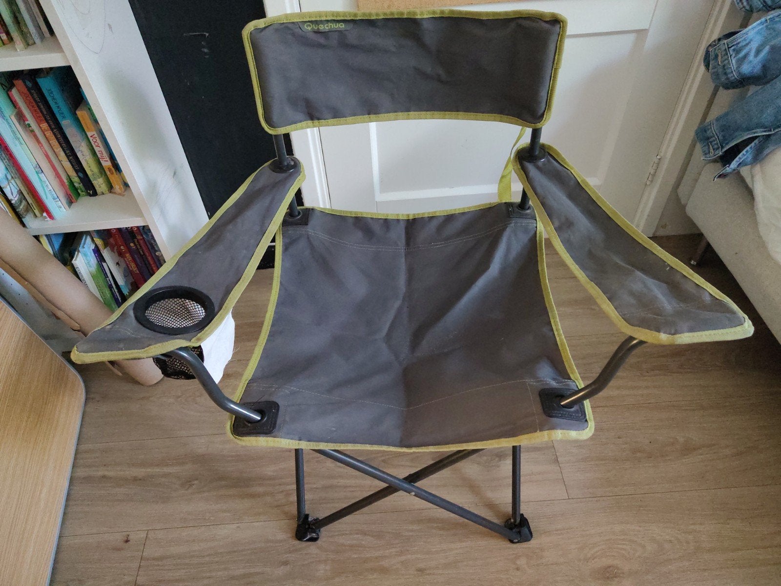 Campingstoel kampeerstoel Quechua, Caravans en Kamperen, Kampeermeubelen, Ophalen, Campingstoel