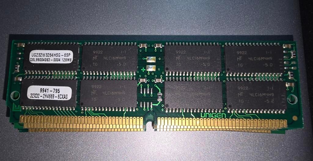 Edo ram 128mb voor de Amiga turbo kaarten etc., Computers en Software, Ophalen of Verzenden