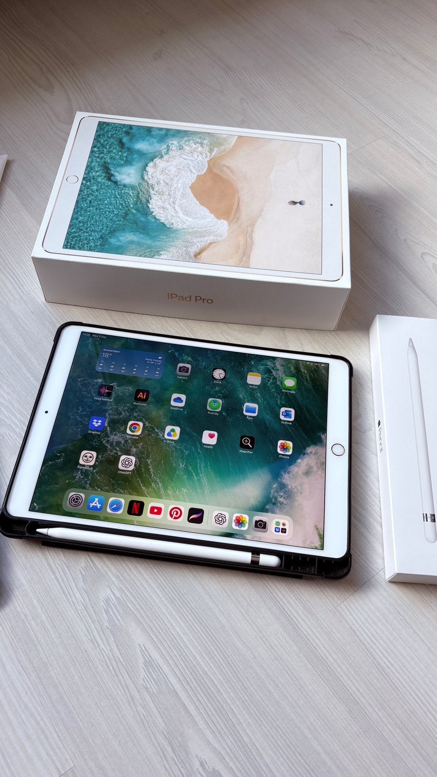 Ipad pro 10.5 (2017) 64GB Gold, 10 inch, Ophalen of Verzenden, Zo goed als nieuw, Apple iPad Pro
