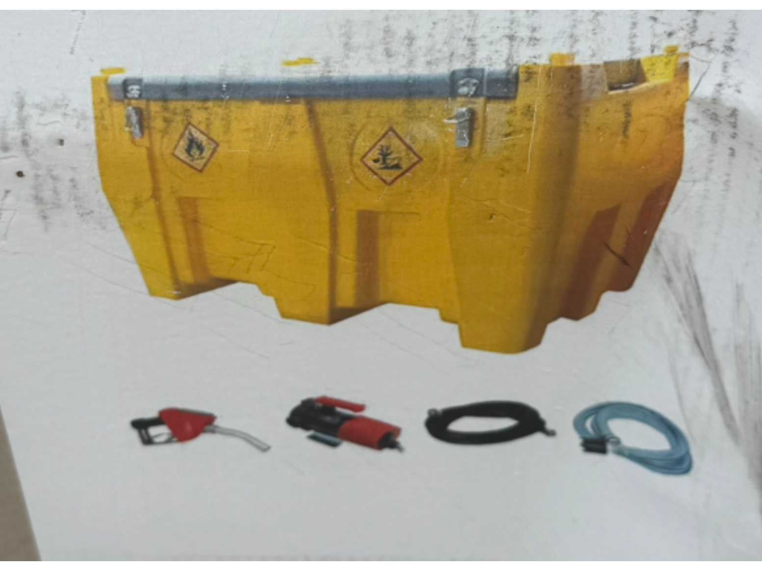 DTK480 Diesel opslagtank met pomp en vulpistool, past op een