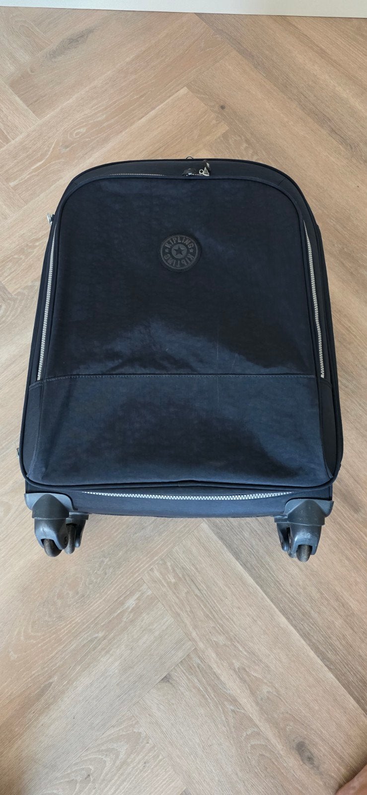 Kipling koffer, Overige materialen, Zo goed als nieuw, 35 tot 45 cm, Wieltjes
