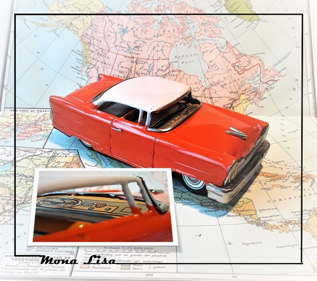 Model-auto Lincoln 18,5 cm lang + met frictie-aandrijving, Ophalen of Verzenden, Bburago