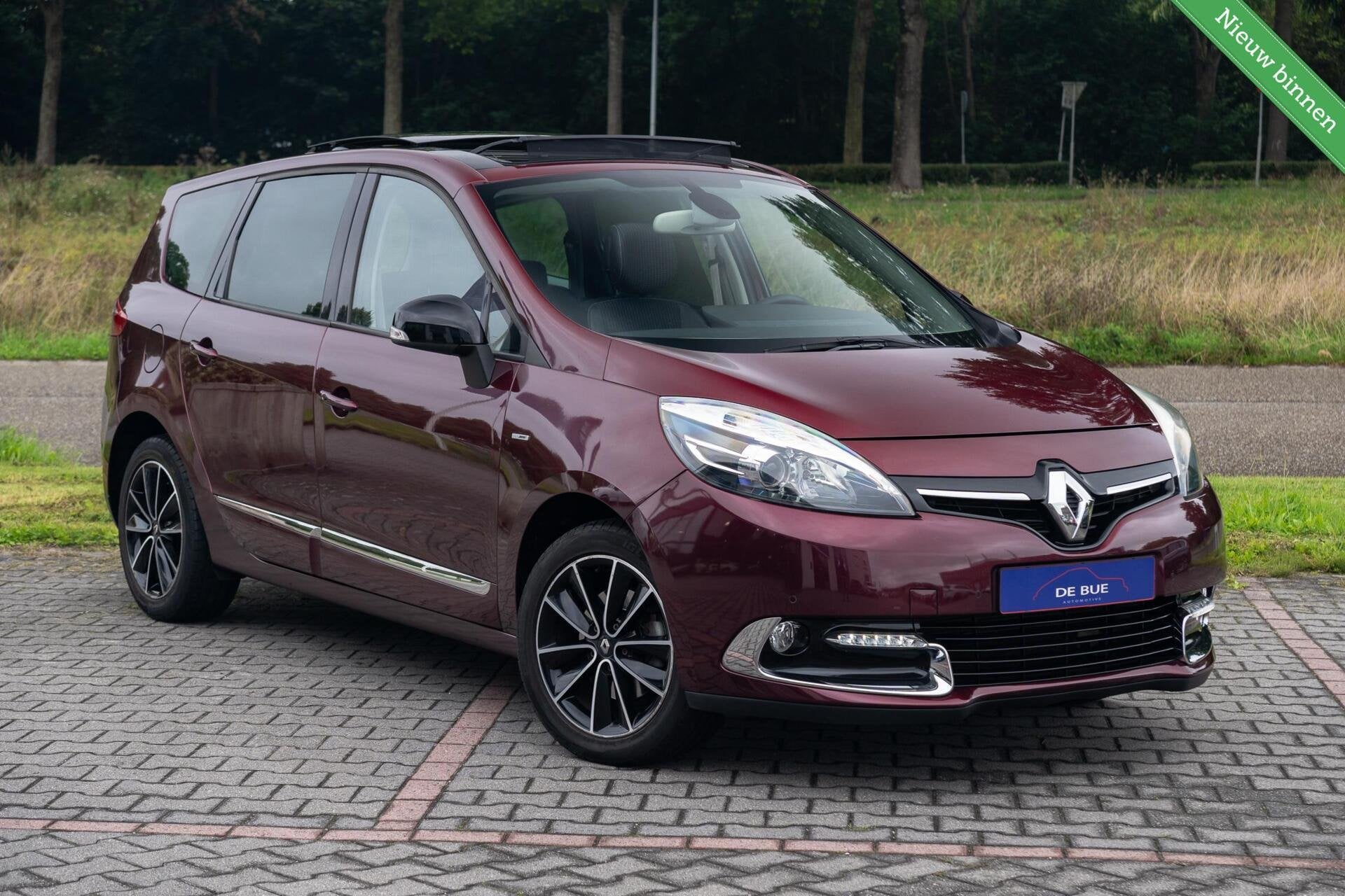 Renault Grand Scenic 2.0 Bose|Automaat|Org NL NAP|Trekhaak|P, Auto's, Stof, Gebruikt, Zwart, 4 cilinders