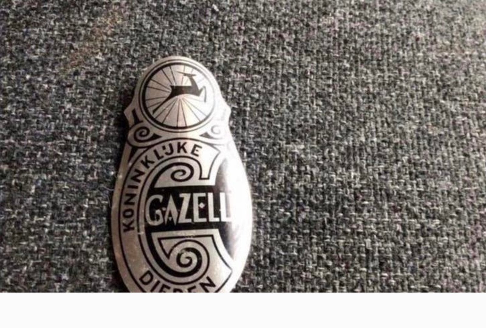 Gazelle Fiets Hoofdplaatje 🌺 van hard plastik de modernere, Ophalen of Verzenden, Zo goed als nieuw