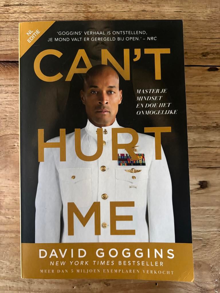 Can't Hurt Me - David Goggins (NL editie), Ophalen of Verzenden, Zo goed als nieuw, Nederland