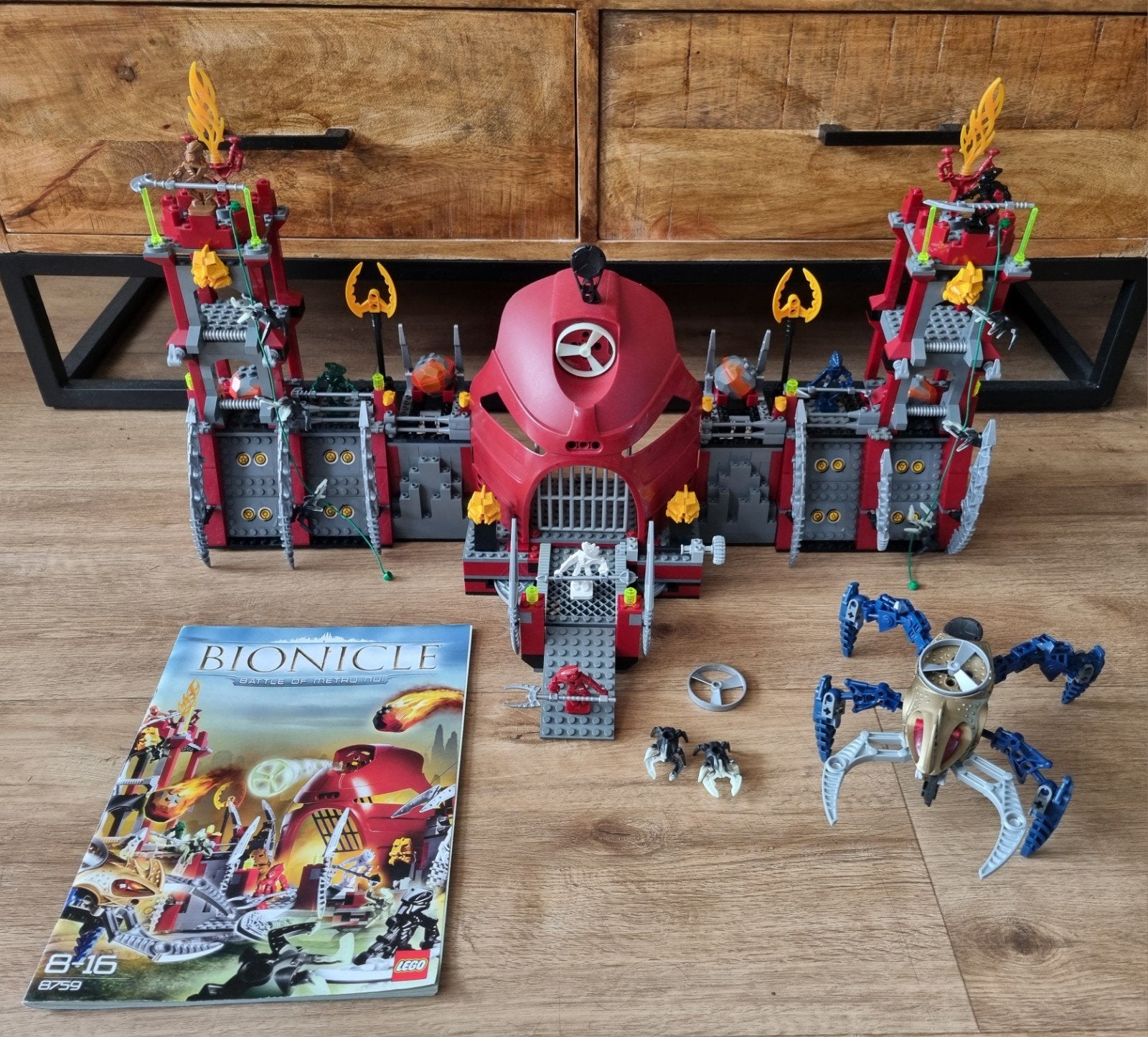 Lego 8759 Battle of Metru Nui, Gebruikt, Bionicle, Lego, Ophalen of Verzenden