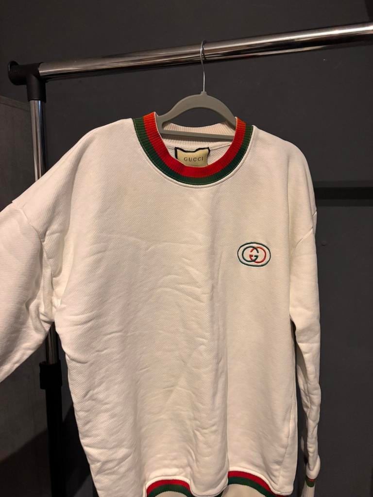 Gucci trui maat M, Kleding | Heren, Truien en Vesten, Ophalen, Zo goed als nieuw, Maat 48/50 (M), Beige