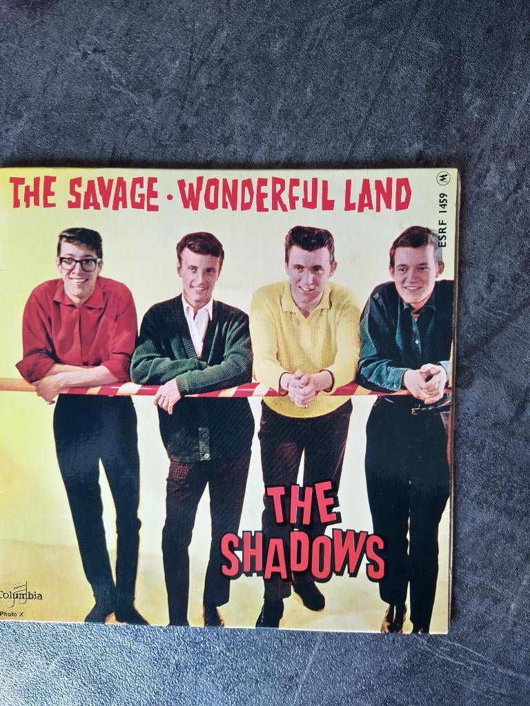 the shadows  EP-TJE zeldzaam ep-tje, Cd's en Dvd's, Vinyl Singles, Gebruikt, Overige genres, 7 inch, EP