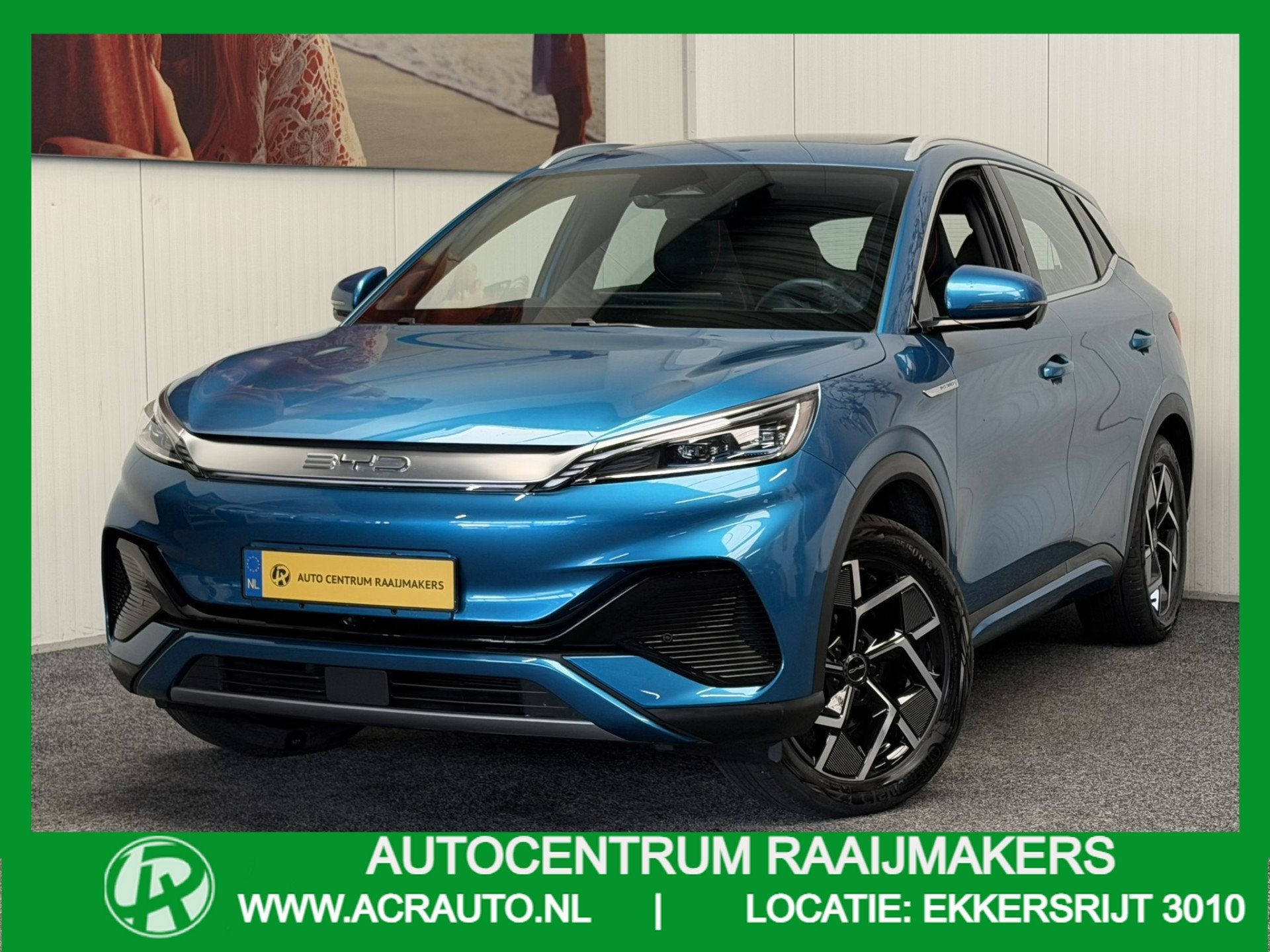 BYD ATTO 3 DESIGN 60 kWh WLTP 420 KM * 45 STUKS OP VOORRAAD*, Auto's, Dealer onderhouden, Gebruikt, Blauw, SUV of Terreinwagen