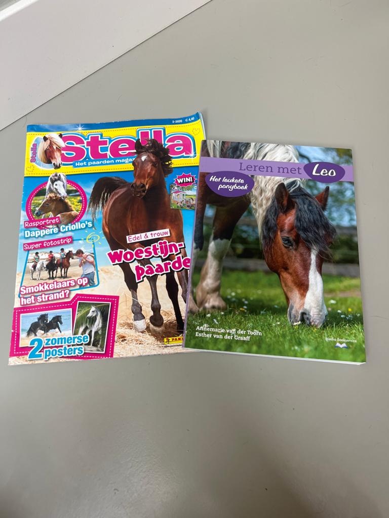 Leren met Leo ponyboek en Stella paardenmagazine, Ophalen, Gelezen, Non-fictie