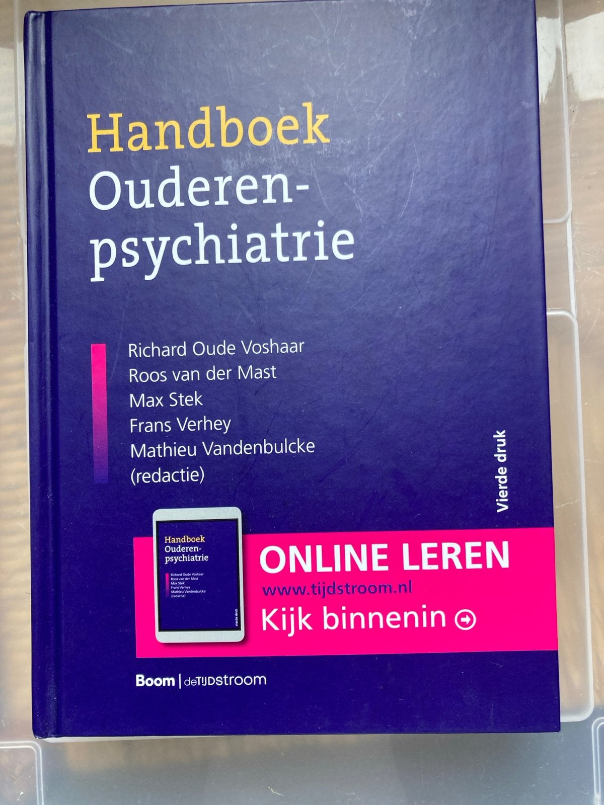 Handboek ouderenpsychiatrie, Ophalen of Verzenden, Zo goed als nieuw