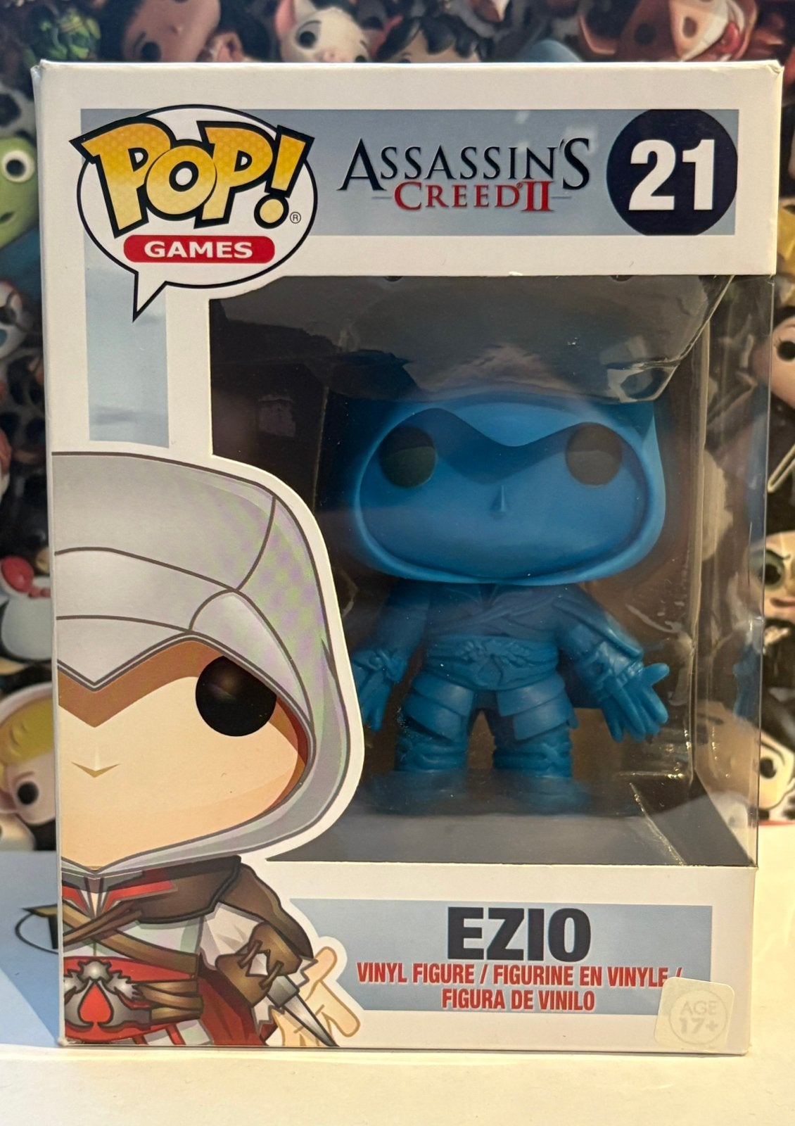 Funko pop Ezio 21 blauw Assassin’s creed 2 games animus, Ophalen of Verzenden, Zo goed als nieuw