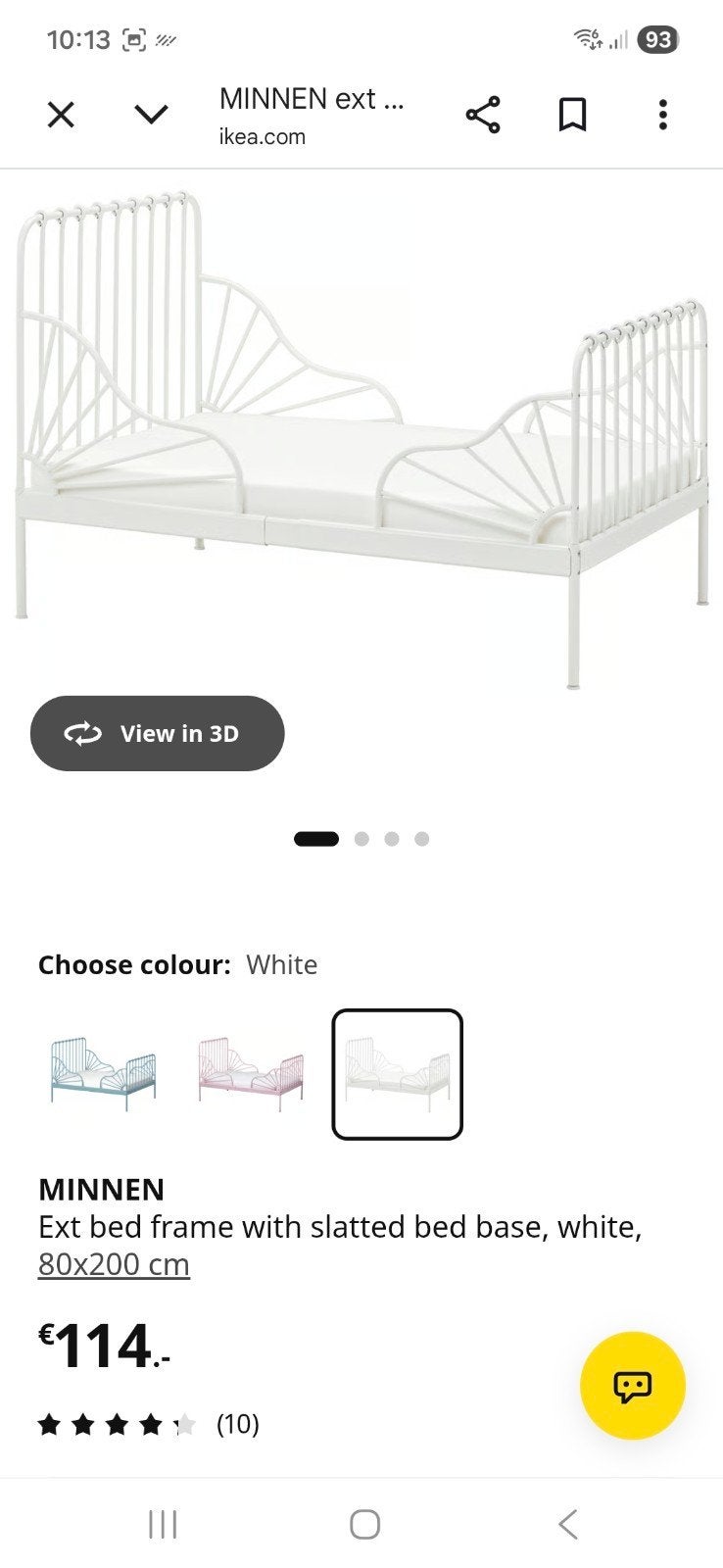 ikea meegroei peuter of groter bed 2 stuks, Ophalen, Gebruikt, 70 tot 85 cm, 140 tot 160 cm