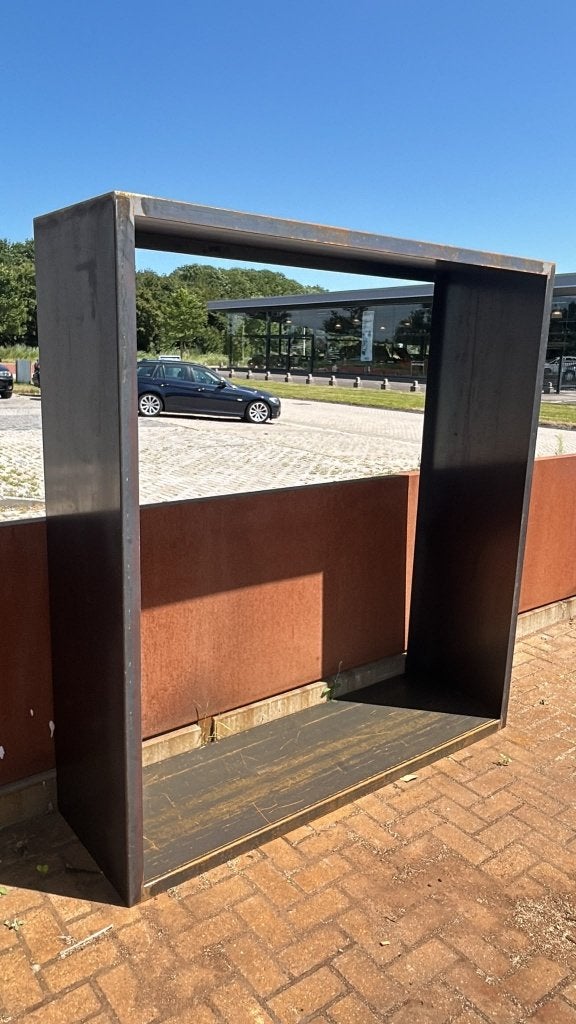Houtopslag Cortenstaal 180x56x195cm 3mm, Minder dan 3 m³, Ophalen