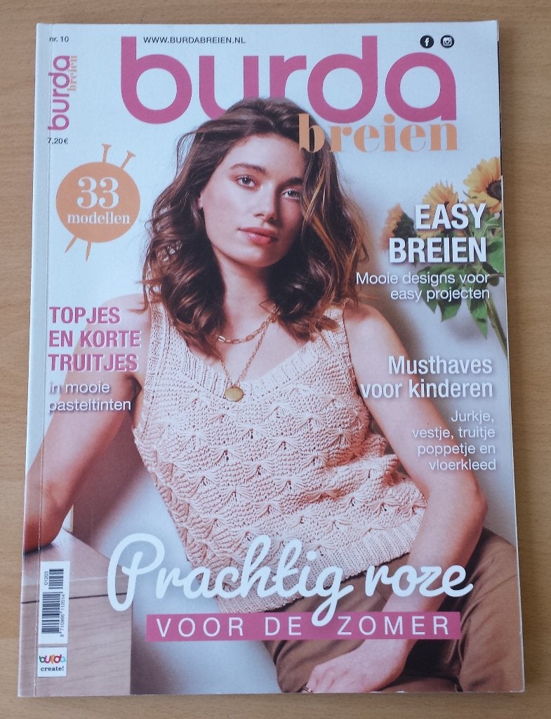 Burda Breien - Zomer 2021, Gebruikt, Ophalen of Verzenden, Burda, Breien