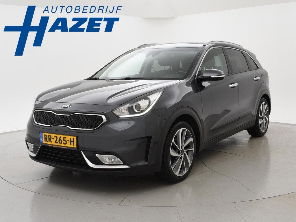 Kia Niro 1.6 GDi HYBRID EDITION *DEALER ONDERH.* + APPLE CAR, Auto's, Kia, Gebruikt, Euro 6, 2 kWh, Leder en Stof