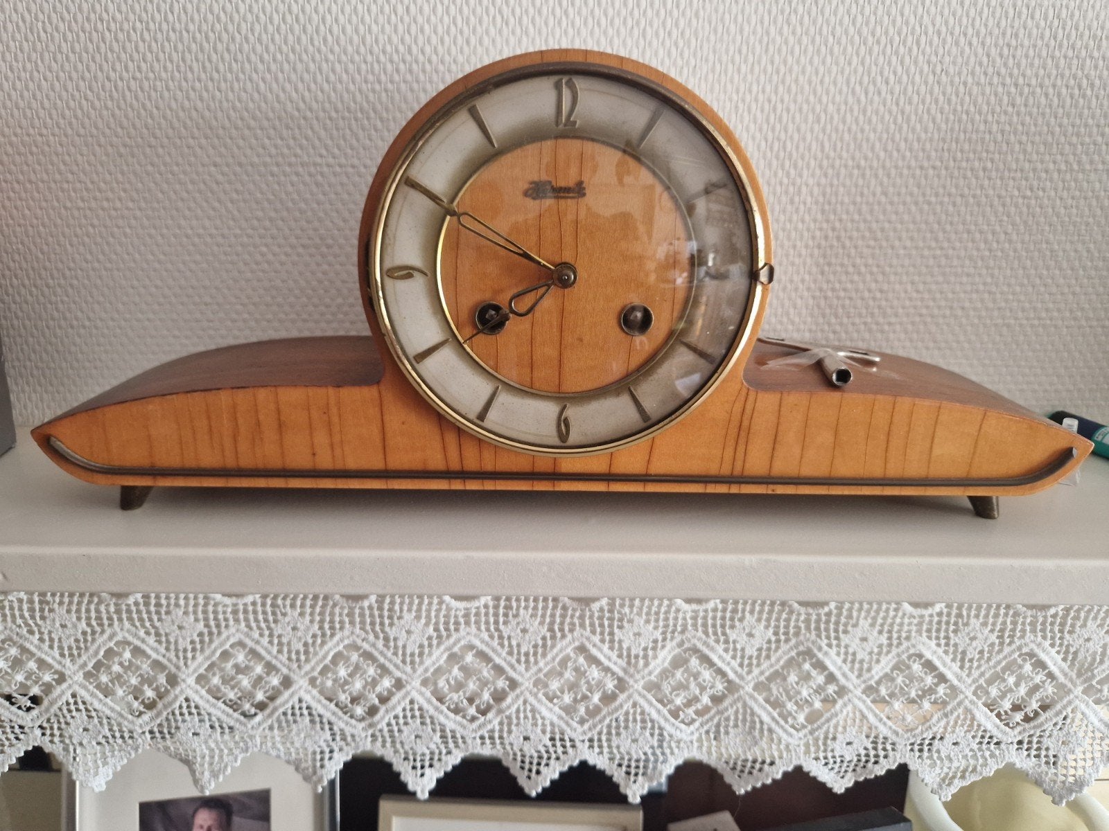 Schouw klok pendule  hermle, Ophalen