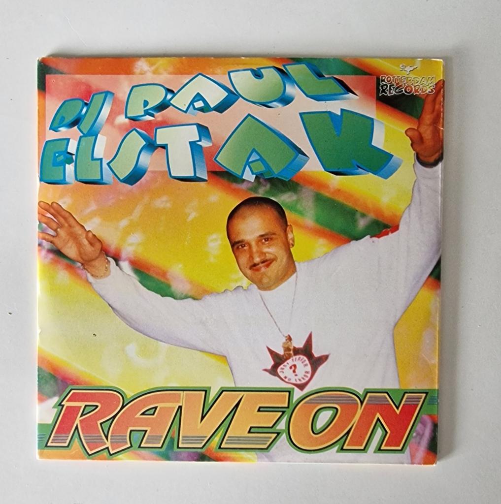 Paul Elstak CD Singles: Rave On & Rainbow In The Sky, 6 singles of meer, Ophalen of Verzenden, Zo goed als nieuw