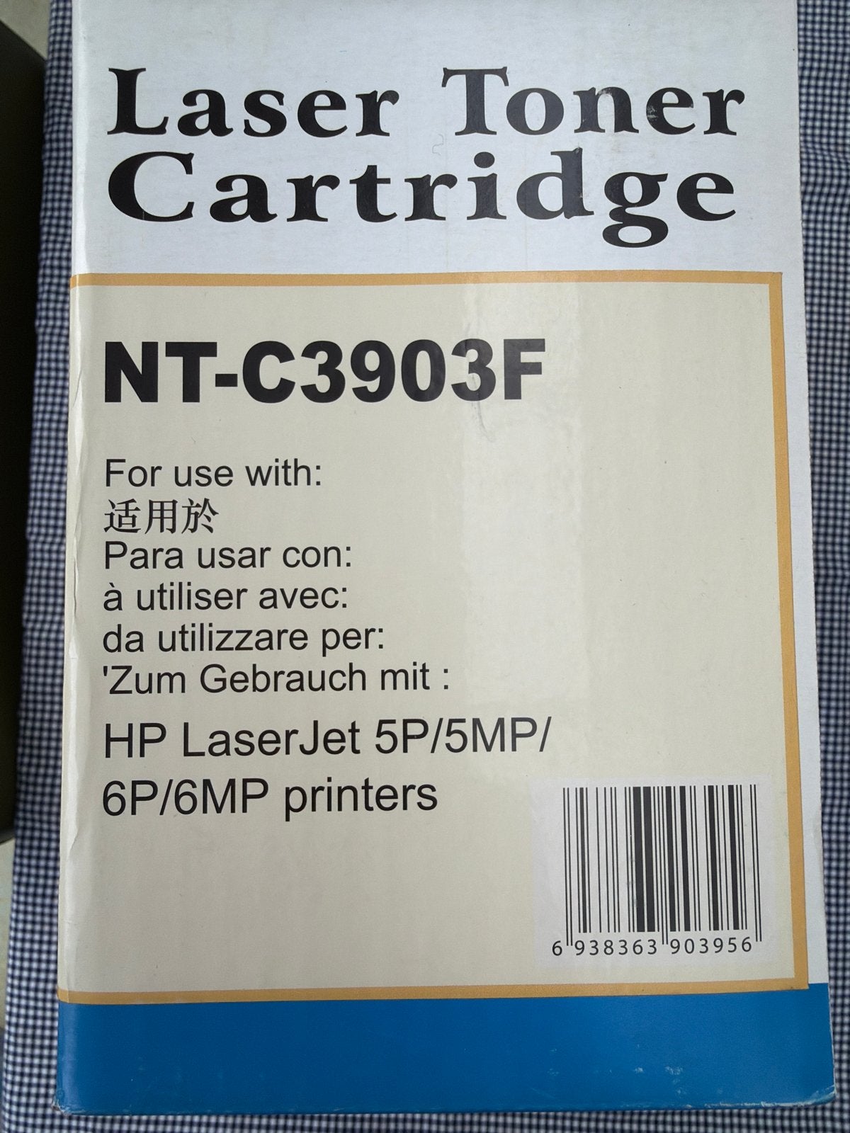 Laser Toner Cartridge NT-C3903F voor HP LaserJet printers, Zwart-en-wit printen, Printer, Nieuw, Ophalen of Verzenden