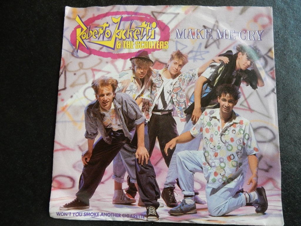 Roberto Jacketti & The Scooters - Make me cry, Ophalen of Verzenden, Zo goed als nieuw, Pop