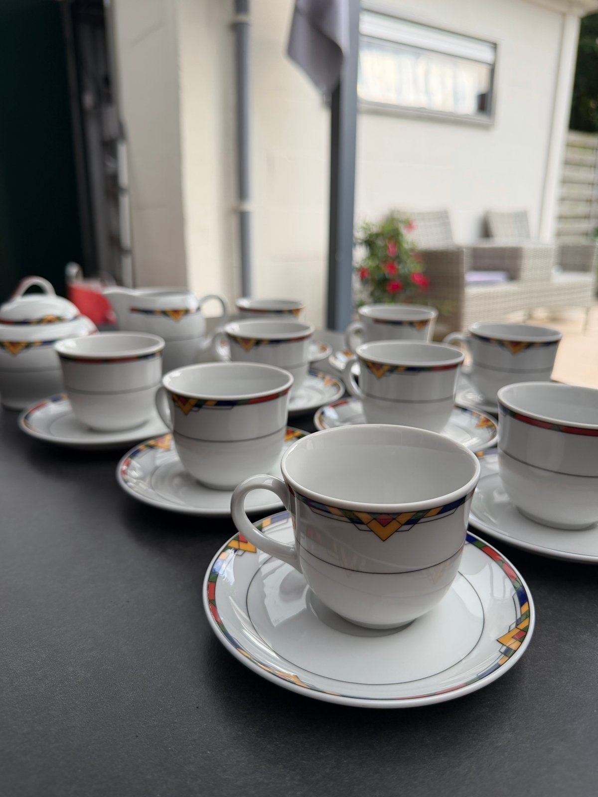 Bavaria Porseleinen Koffieservies 10pers, Ophalen, Overige merken, Klassiek, Zo goed als nieuw