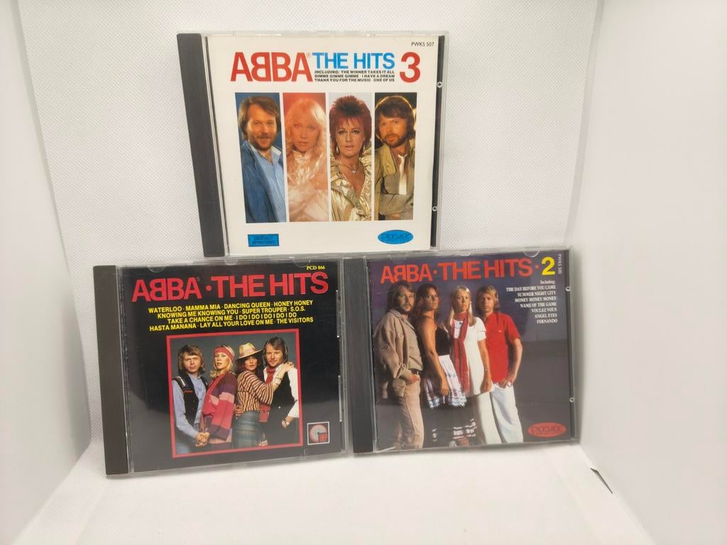 ABBA the hits 1, 2 en 3 cd's, Ophalen of Verzenden, Zo goed als nieuw