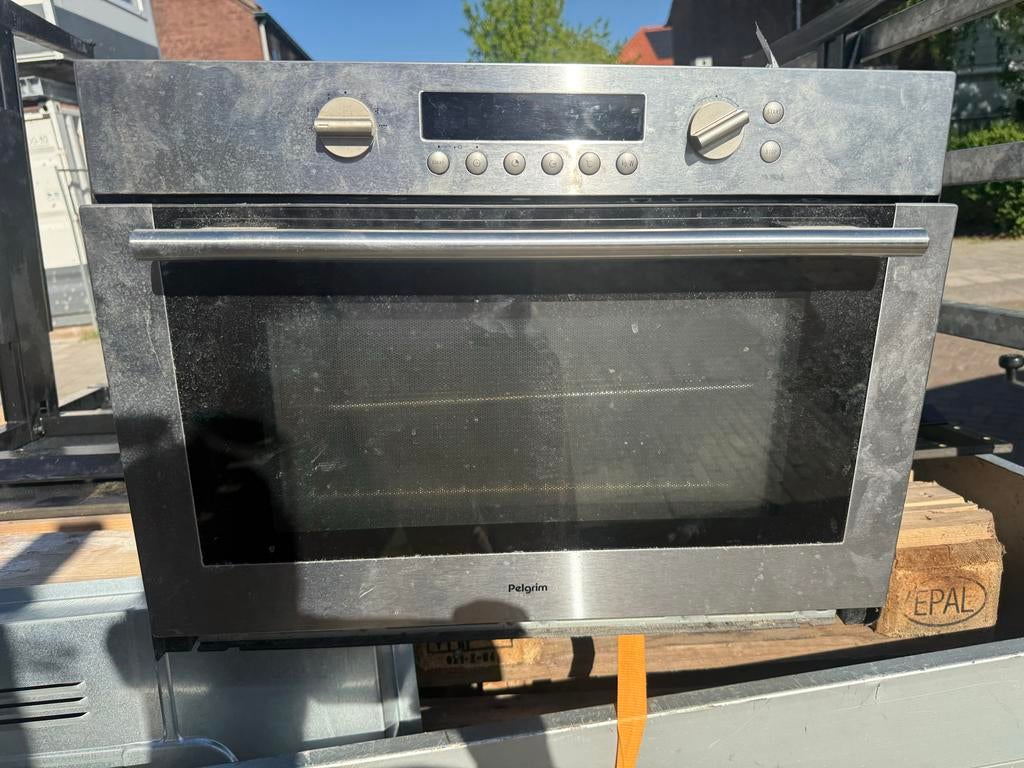Pelgrim Inbouw Oven - Gebruikt maar functioneel, Gebruikt, Oven, Hete lucht, Ophalen of Verzenden