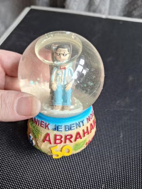 Sneeuwbol Abraham 50 jaar h, Ophalen of Verzenden, Zo goed als nieuw, Mens