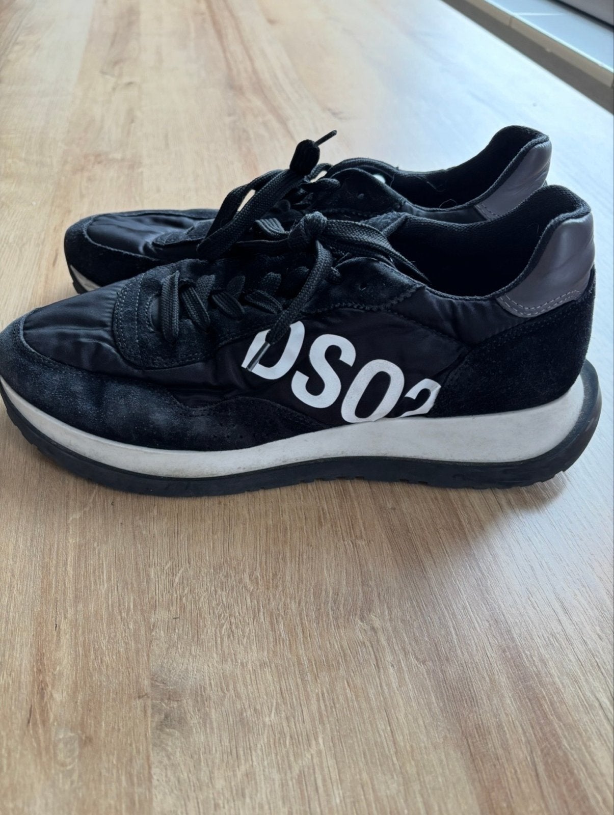 Dsquared2 schoenen maat 43 zwart met lichte schade, Verzenden, Zwart, Sneakers of Gympen, Gedragen
