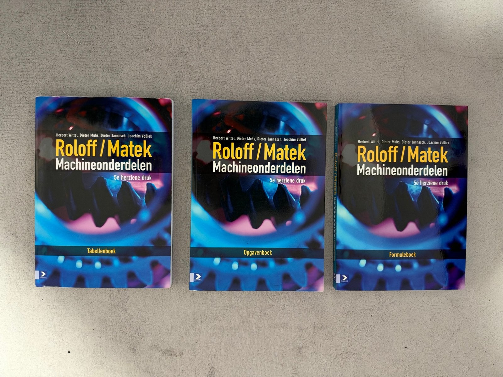 Roloff/Matek Machineonderdelen 5e druk (3-delige set), Ophalen of Verzenden, Beta, Gelezen, HBO