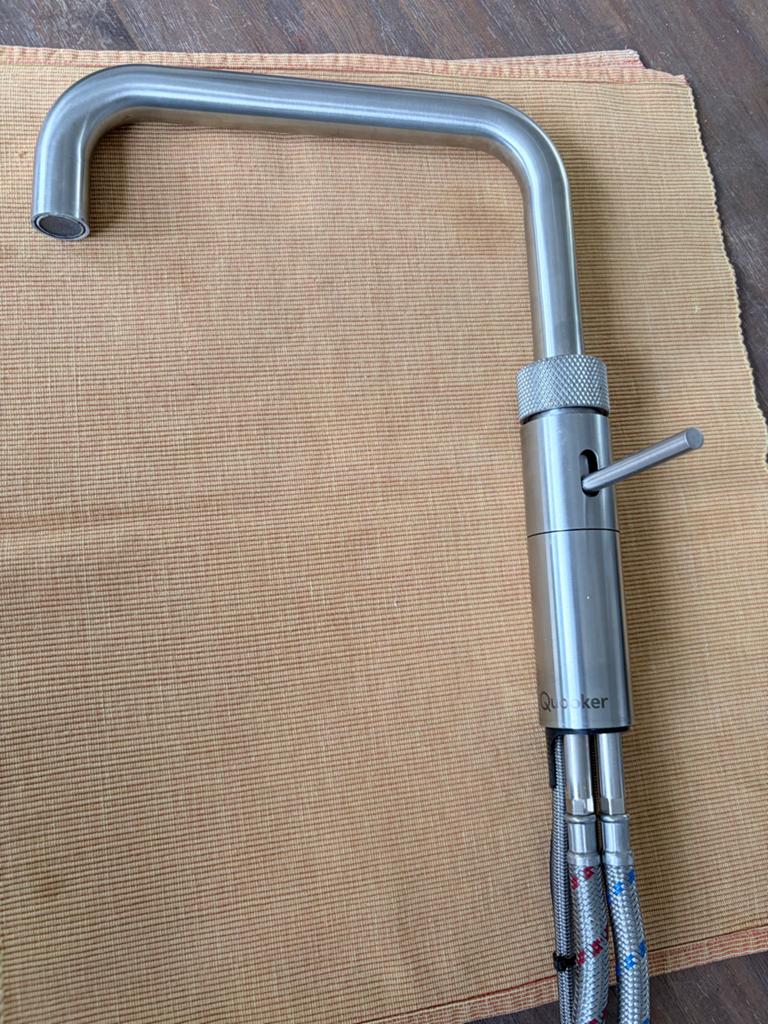Quooker Fusion Square kraan - RVS. Geschikt voor Cube, Zilver, Ophalen of Verzenden, Zo goed als nieuw, Metaal