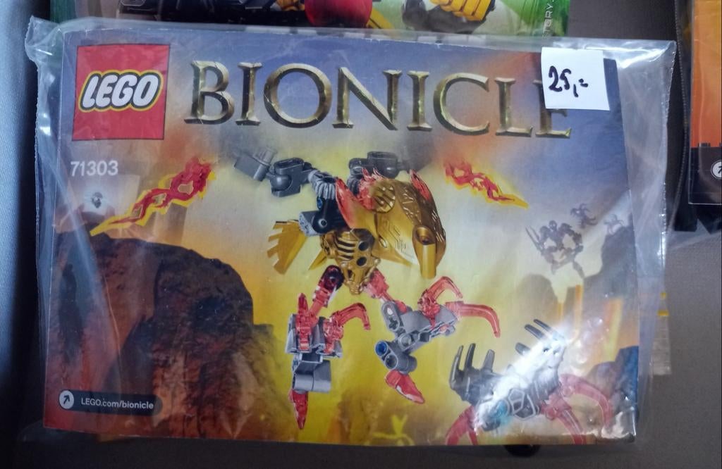 Lego Bionicle 71303 - Ikir Schepsel van Vuur, Gebruikt, Bionicle, Lego, Ophalen of Verzenden
