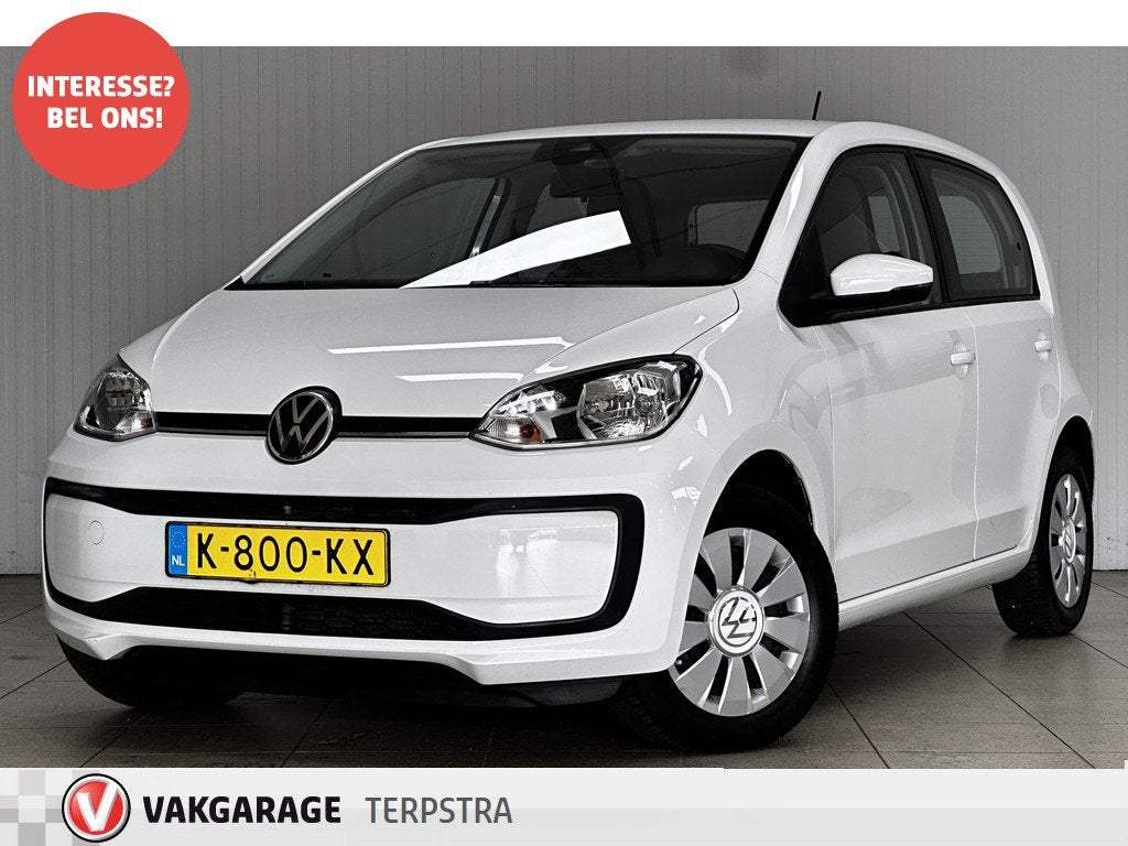 Volkswagen up! 1.0 BMT move up!/ MAPS + MORE/ Lane-Assist/ D, Voorwielaandrijving, Stof, Gebruikt, 4 stoelen