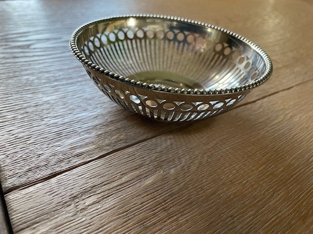 verzilverd schaaltje, Antiek en Kunst, Ophalen, Zilver