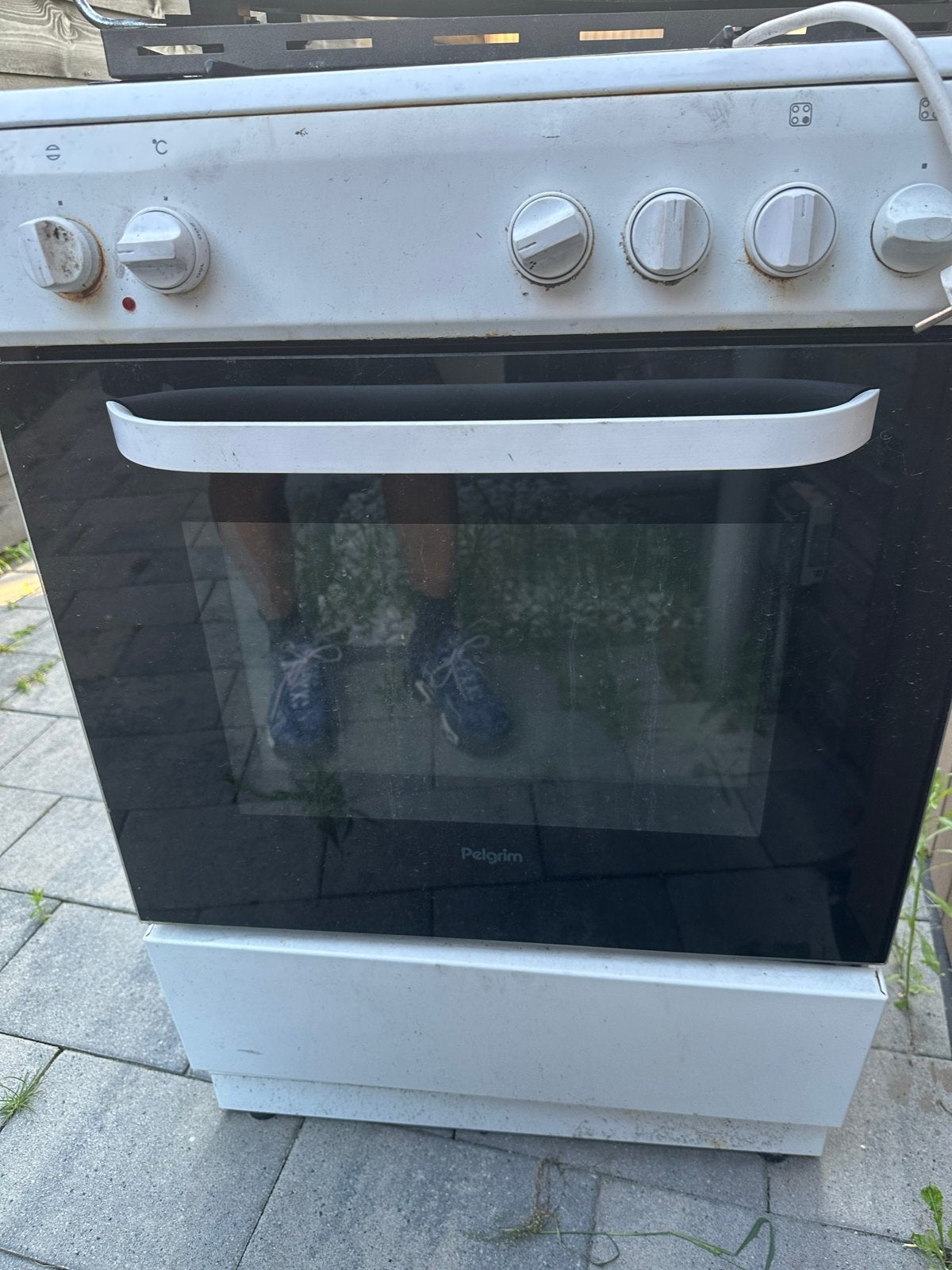 Pelgrim Vrijstaand Fornuis met Oven - Gebruikt, Gebruikt, 60 cm of meer, Vrijstaand, 85 tot 90 cm
