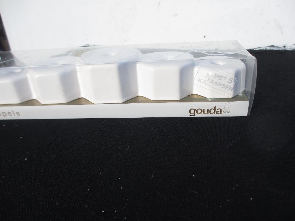 Vintage Gouda's aardewerk kandelaar Napels, Antiek en Kunst, Antiek | Keramiek en Aardewerk, Ophalen of Verzenden