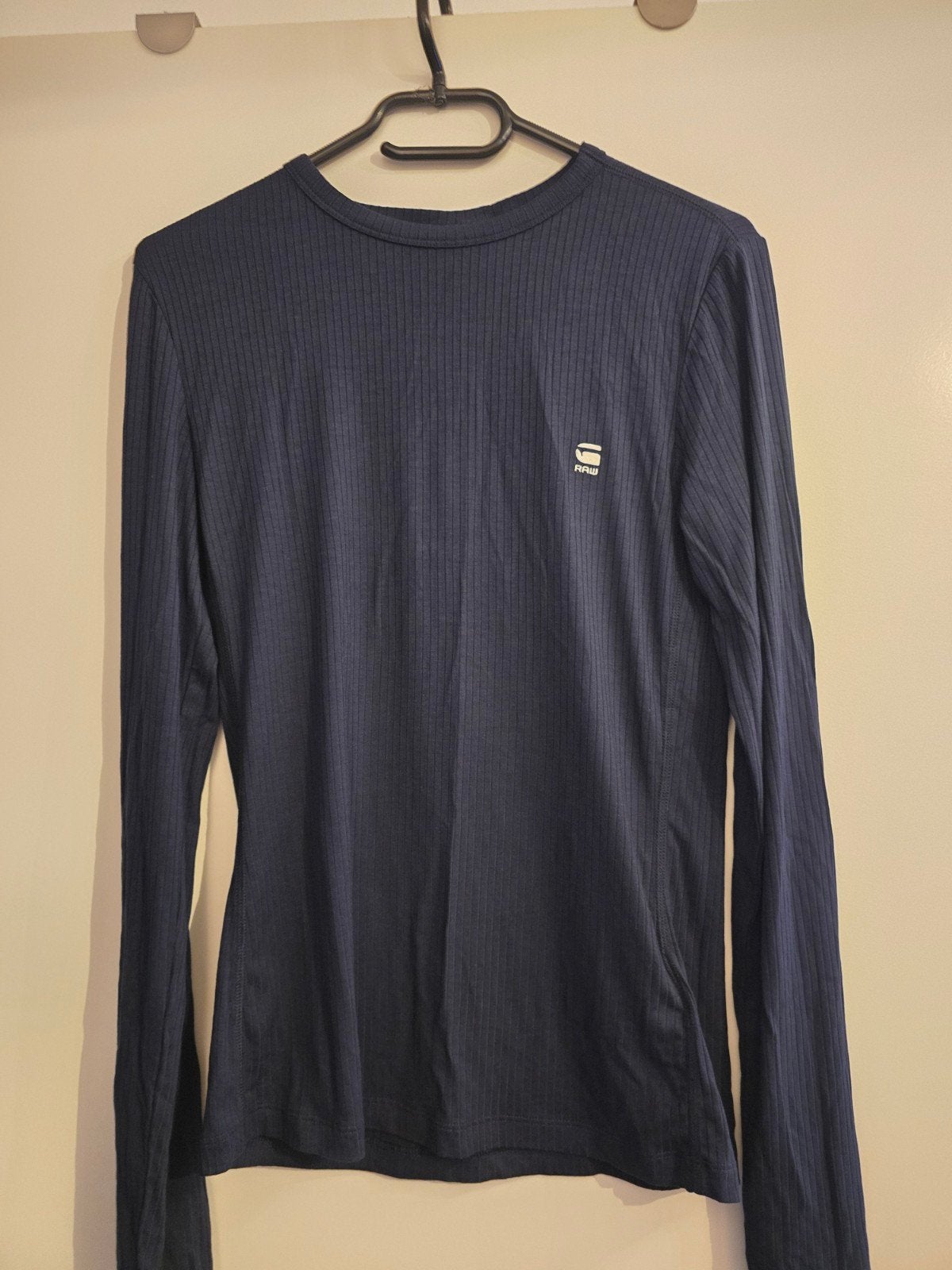 blauwe nieuwe longsleeve maat L, g-star, Blauw, Maat 42/44 (L), Nieuw, Ophalen of Verzenden