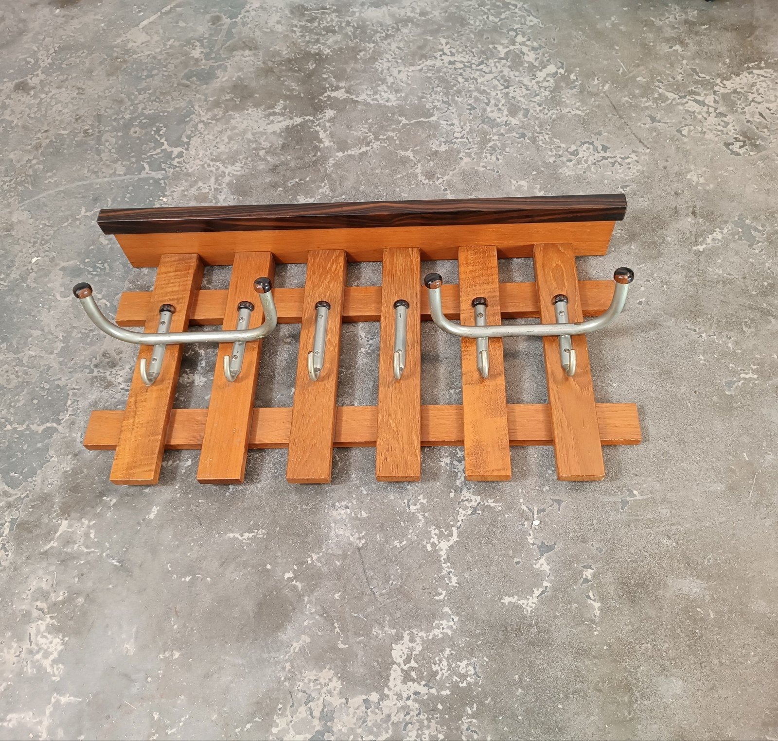 Vintage Art Deco wandkapstok, Overige materialen, Tweedehands, Tweedehands, Minder dan 100 cm