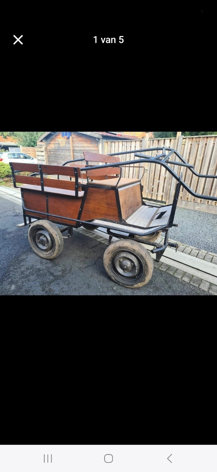 Mooie recreatie koets te koop!, Ophalen, Gebruikt