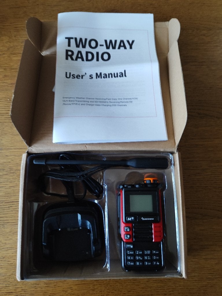 Quansheng UV-K6 Upgrade UV-K5 (99) met diverse, Telecommunicatie, Nieuw, 15 km of meer, Ophalen of Verzenden, Portofoon of Walkie-talkie