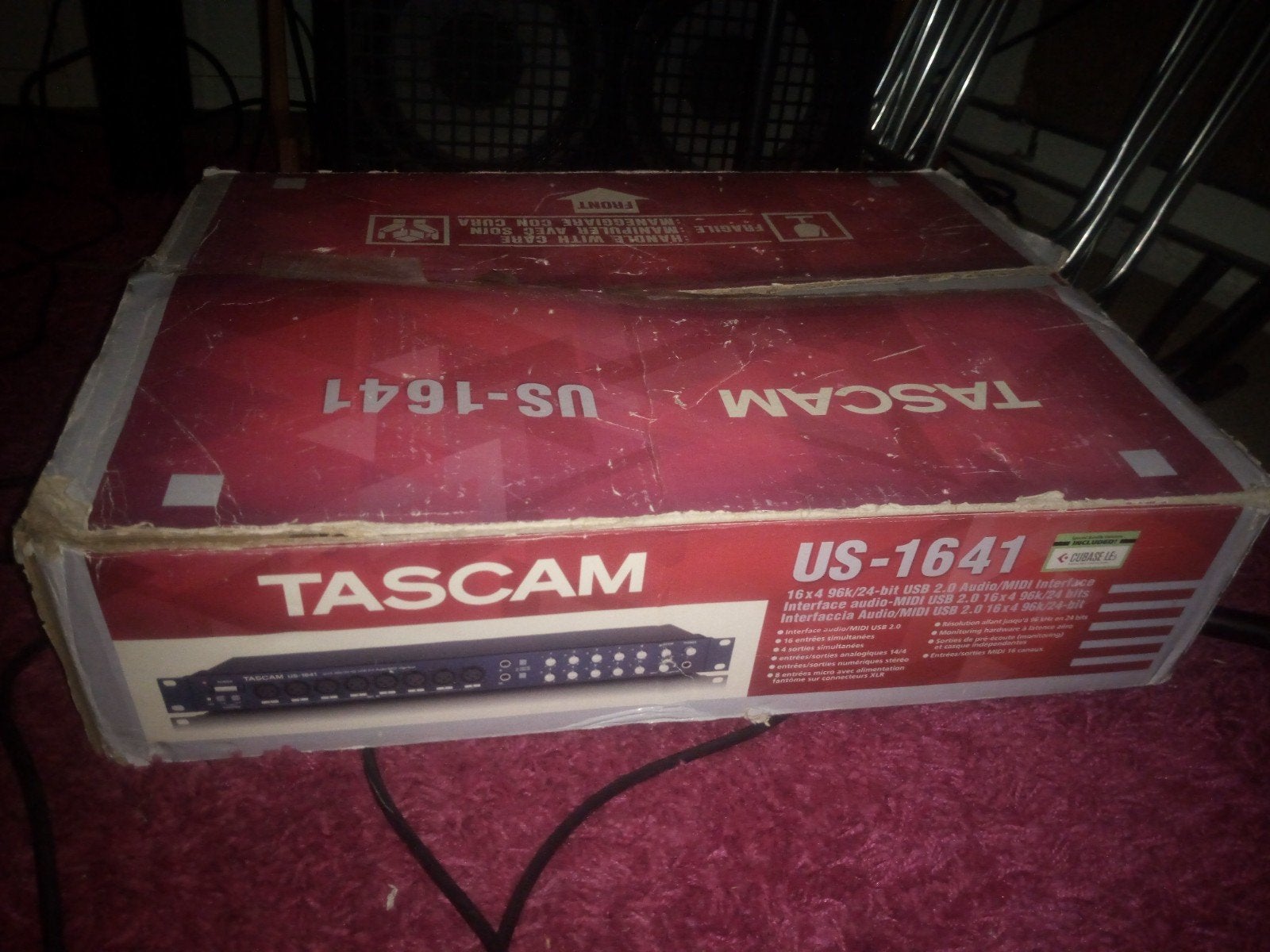 Tascam us-1641 gratis op te halen, Ophalen, Gebruikt, 10 tot 20 kanalen, Microfooningang
