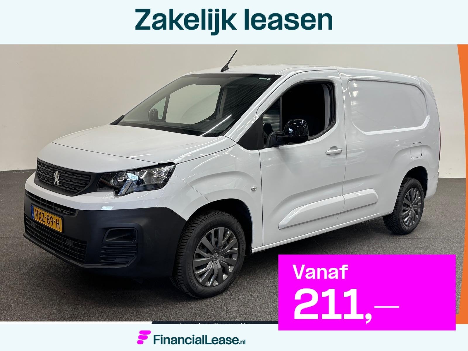 Peugeot Partner 1.5 BlueHDi 100 S&S L1 Airco Radio Lichtmeta, Voorwielaandrijving, 1030 kg, Gebruikt, Euro 6