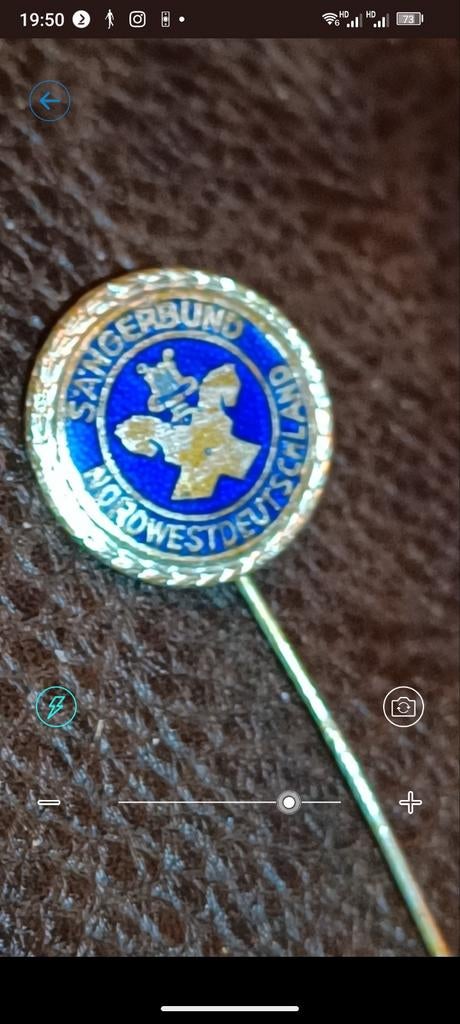 Sängerbund Nordwest Deutschland, Verzamelen, Speldjes, Pins en Buttons, Gebruikt, Ophalen of Verzenden